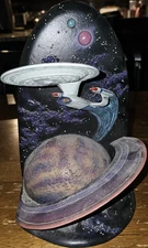 STAR TREK "The Next Generation" sculpture. EXTREMELY RARE,  INSURANCE/SIGNATURE.