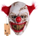 Creepy Evil Scary Halloween Clown Mask Latex Evil JESTER CLOWN