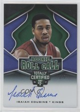 2016 Panini Totally Certified Rookie Roll Call Green 3/5 Isaiah Cousins Auto p1r