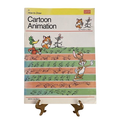 SIGNED How To Draw Cartoon Animation Preston Blair Disney MGM Flinstones