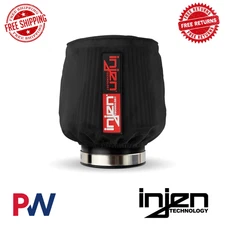 Injen Black Hydroshield Pre Filter 5.00" Base x 7.00" Tall x 4" Top Universal