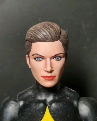 HEAD ONLY Marvel Legends Custom painted Head Female Black Widow skin ...