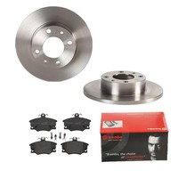 Brembo Bremsscheiben Ø227MM + BremsbelÄGe Vorne FÜR Fiat Ritmo Regata UNO