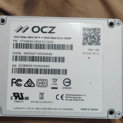OCZ Vertex 460A 120GB SATA III 2.5'' Internal SSD Silver VTX460A-25SAT3-120G