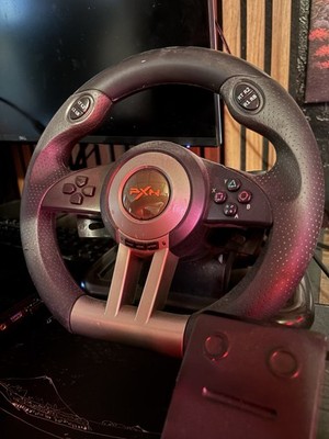 PXN V3 Pro Gaming Racing Steering Wheel and Pedals Compatible