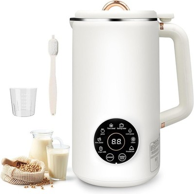 8 in 1 Sojamilchbereiter, 35 Unzen Multifunktionale Nussmilchbereiter Maschine Automatisch Nu