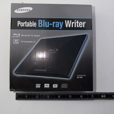 Samsung Portable Blu-ray Writer SE-506/BD Writer/AV 2.0/M-Disc/New In Box