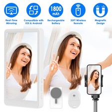 Selfie Monitor Screen Rear Camera Phone Monitor Magnetic for Vlog Live Stream