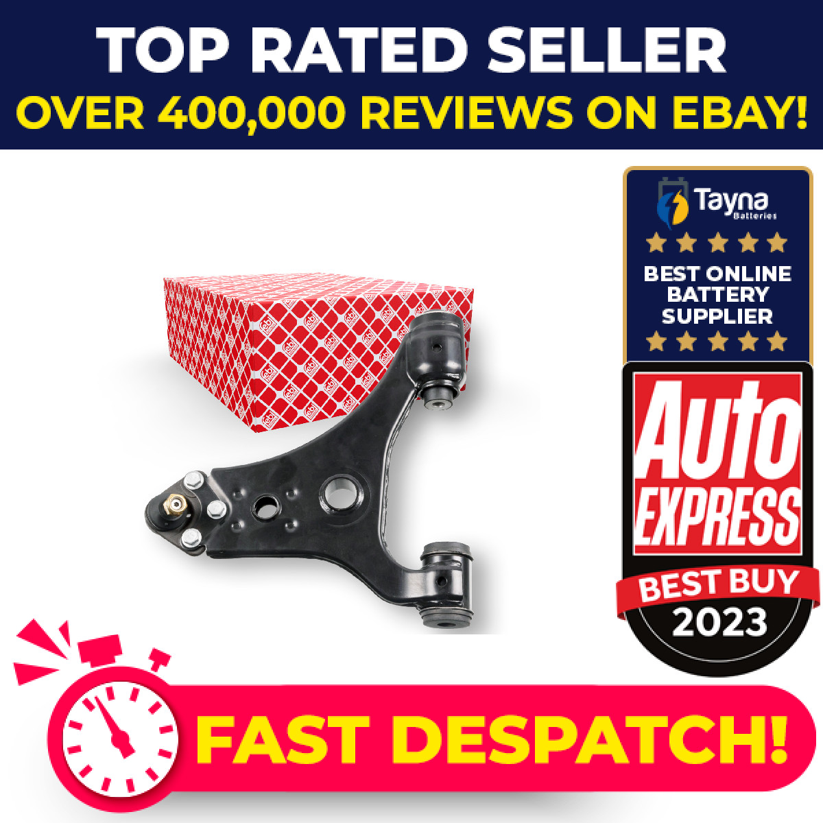 Wishbone / Suspension Arm fits MERCEDES A160 W169 1.5 Front Left 09 to 12 Febi