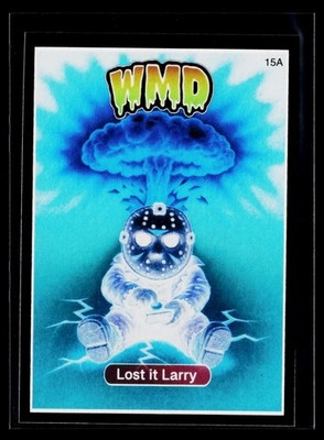 Mad Scientist 40K GPK SSP WMD 15a ADAM BOMB BLACK NEGATIVE ~ Jason Voorhees
