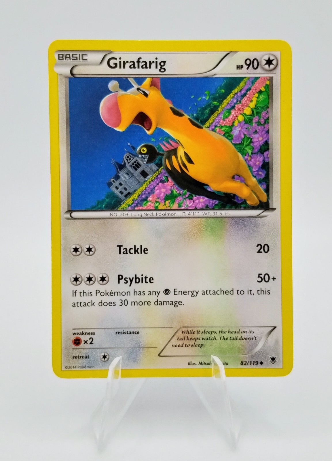 Girafarig 82/119 XY Phantom Forces 2014 Pokemon Card