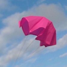 Top Flight Parachute Neon Pink 30" Rip Stop Nylon  TOP-PAR-30
