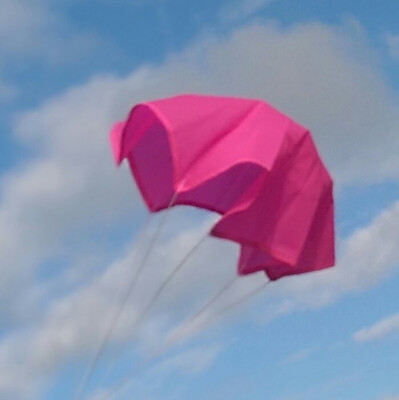 Top Flight Parachute Neon Pink 30'' Rip Stop Nylon  TOP-PAR-30
