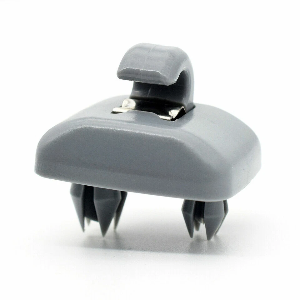 2 piezas clips de parasol para Audi A4 A5 A7 Q3 Q5 B6 B7 B8 S4 S5 TT 8U0857562A gris Foto 4 de 4