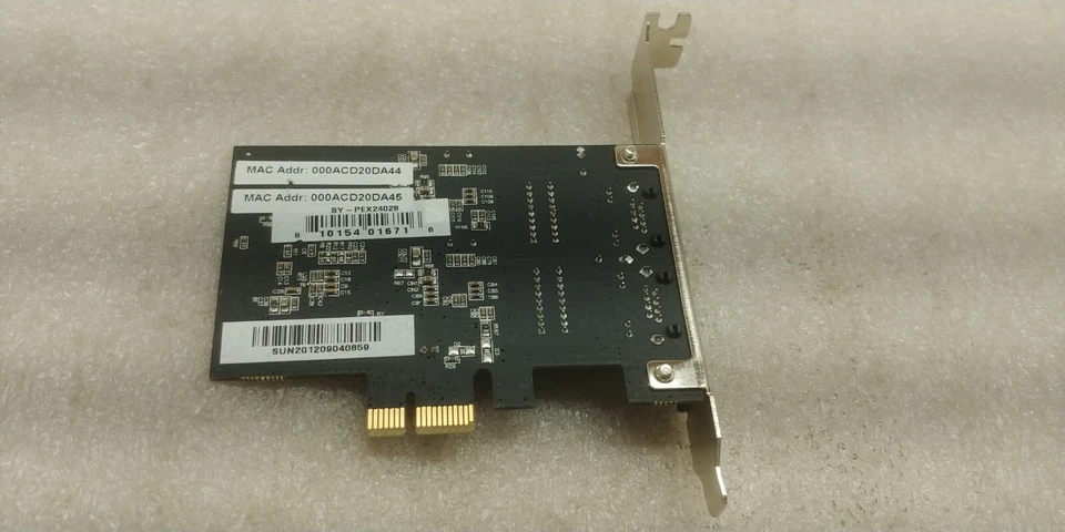 Syba SY-PEX24028 Dual LAN Ports 1000-Base T Gigabit Ethernet SY-PEX24028 FR SHIP - Image 2 of 4