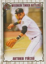 2019 Wisconsin Timber Rattlers Antonio Pinero RC Rookie Milwaukee Brewers VZ