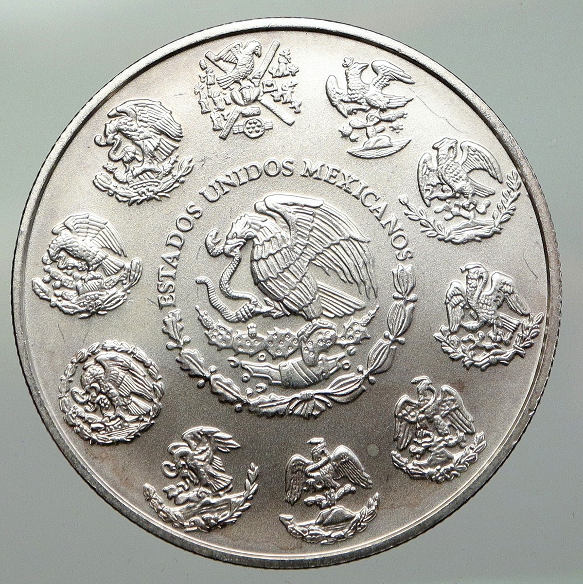 2015 MEXICO Winged Victory Mountains SILVER Onza LIBERTAD Mexican