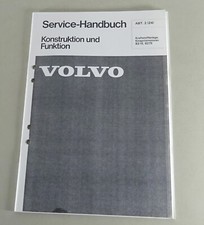 Workshop Manual Function Volvo 240 Fuel System Injection Engine B21E / B27E