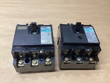 LOT OF 2 Fuji Electric Circuit Breaker  EA33 30A  2.5kA  3 Pole 108M46