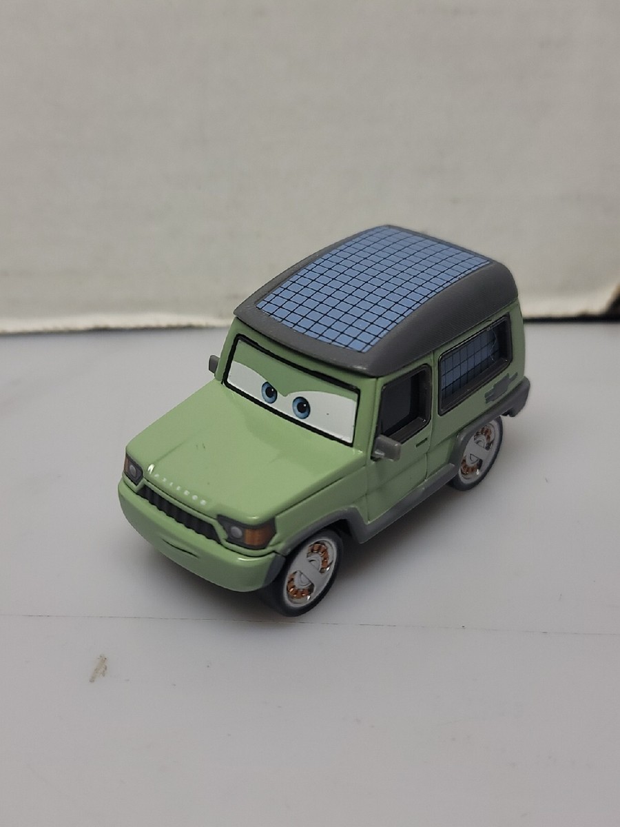 Mattel Disney Pixar Cars 2 Miles Axlerod 1:55 Metal Diecast Toys