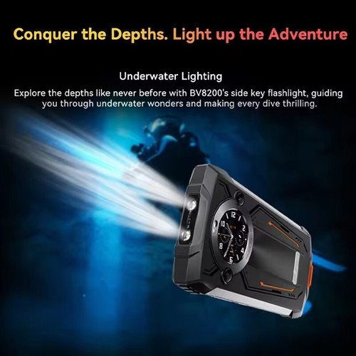 Blackview BV8200 Rugged Phone 6.5" 2.4K 120Hz Display NFC Flashlight Android 14 - Picture 3 of 15