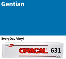 12"x5'- Gentian - Matte Oracal 631 Exhibition CAL Vinyl Roll Adhesive Vinyl