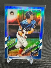 2021 Topps Chrome NPB BLUE REFRACTOR Kenshi Sugiya 136/150 - Nippon-Ham Fighters
