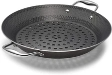 HexClad Hybrid Nonstick BBQ Grill Pan, Dishwasher-Friendly, BBQ and Oven-Safe Up