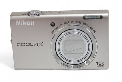 Nikon COOLPIX S6200 16.0MP Digital Camera - Silver for sale online 