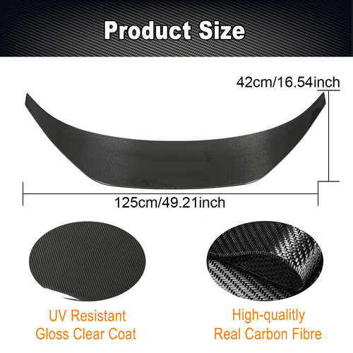 ECHT Carbon Heckspoiler Flügel Spoiler Lippe Für Toyota GT86 Subaru BRZ 2022-24 - Picture 7 of 12