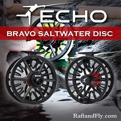 Echo Bravo 8/10wt Fly Reel - 12 Month Warranty - Free Shipping