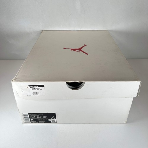 CT8527 112 Jordan 4 Retro Metallic Red - 12.5 M (Slight Yellowing)* - Picture 7 of 8