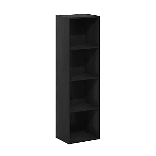 Furinno 3-Tier Open Shelf Bookcase, White/Light Blue  Assorted Colors , Sizes 