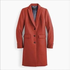 Nwot. J.crew 100% Wool Topcoat Sz 4p