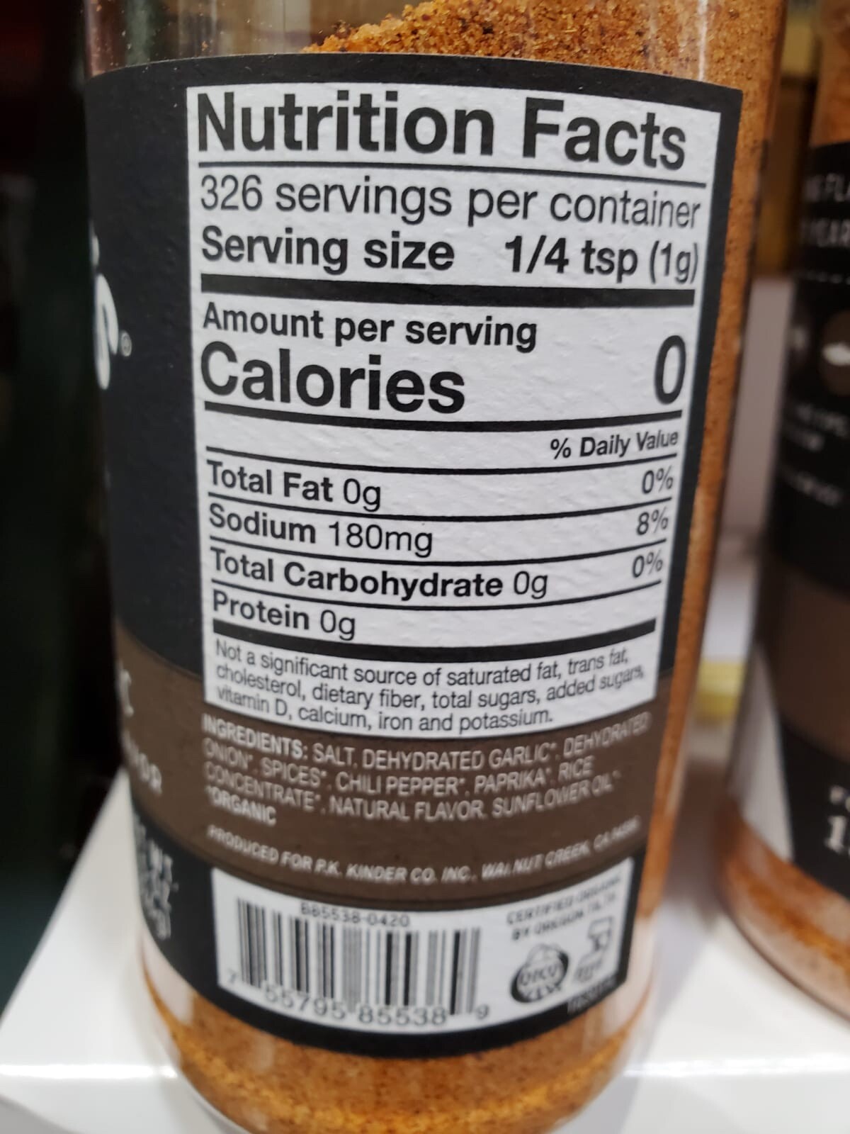 Kinder’s Woodfired Garlic Seasoning Hardwood Smoked Flavor 11.5 Ounce (2 PACK)