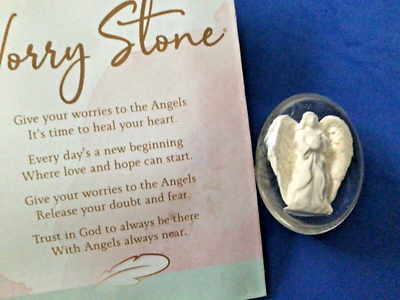 Angel Light Pocket Stone Token By Angel Star Worry Stone
