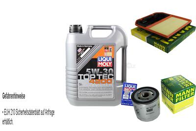 INSPEKTIONSKIT FILTER LIQUI MOLY ÖL 5L 5W-30 für VW UP 121 122 BL1 BL2 1.0