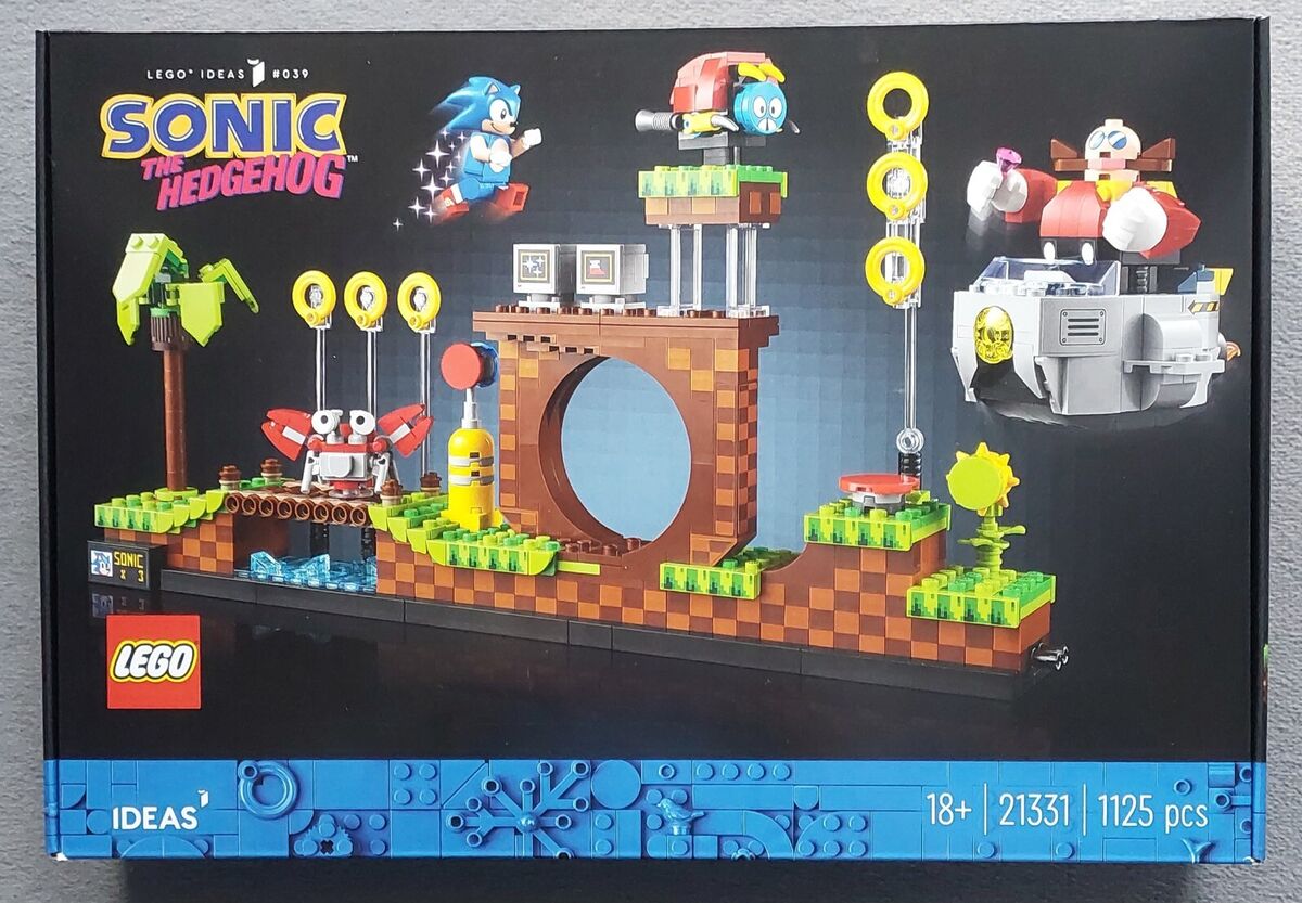 Lego Ideas Sonic 21331 - Sonic The Hedgehog: Green Hill Zone Quantidade De  Peças 1125