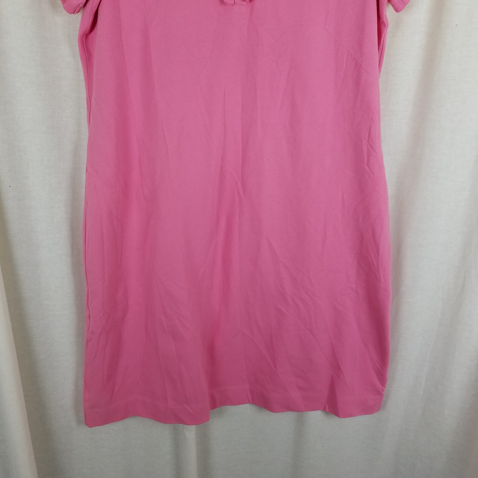 Talbots Ruffled Shift Short Sleeve Button Up Polo… - image 3