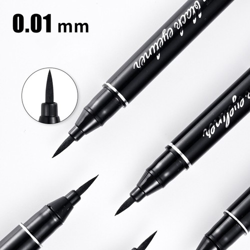 Waterproof Quick Dry Sponge Head Liquid Eyeliner Pen Black Long Lasting BIBI