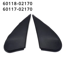 1 Pair L/R Side Mirror Corner Triangle Cover Trim For Toyota Corolla 2014-16'