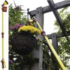 Garden Telescopic 9 Dial Water Spray Lance Hose Pipe Connector Gun Long Reach UK