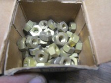 20 NOS Harper 1/4"- 28 NF BRASS Hex Nut Gas Steam Engine Connecting Rod USA
