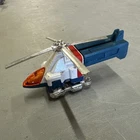 Vintage 1983 Bandai Tonka GoBots Cop-Tur MR-04 Helicopter  - No Rear Rotor