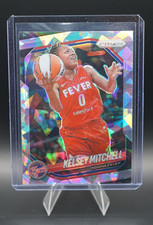 2025 WNBA Prizm #35 Kelsey Mitchell Ice PRIZM Indiana Fever