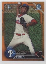 2016 Bowman Chrome Prospects Orange Shimmer Refractor Ricardo Pinto #BCP248 1d59
