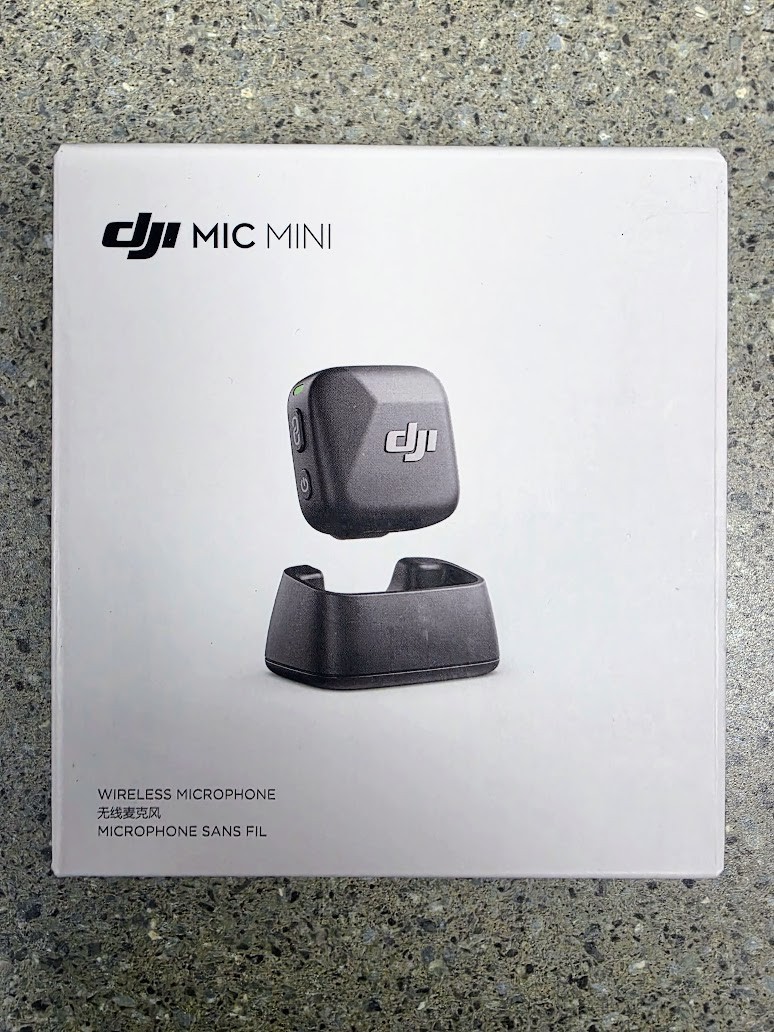 DJI Mic Mini Transmitter, Ultralight, Wireless Lavalier Microphone