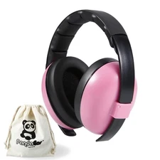 PandaEar Baby Ear Protection Noise Cancelling Headphones Ages 0-3 Pink