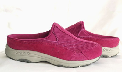 Easy Spirit - Travel Time - Suede Mesh Clogs - Size 6 1/2M - Pink