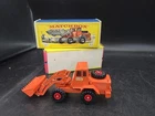 1960s LESNEY MATCHBOX KING SIZE NO. K-3 HATRA TRACTOR SHOVEL ORANGE BOXED. MG